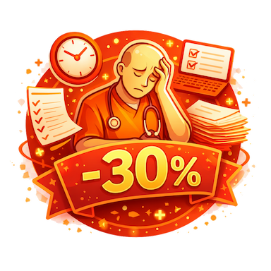 30% du temps en administratif